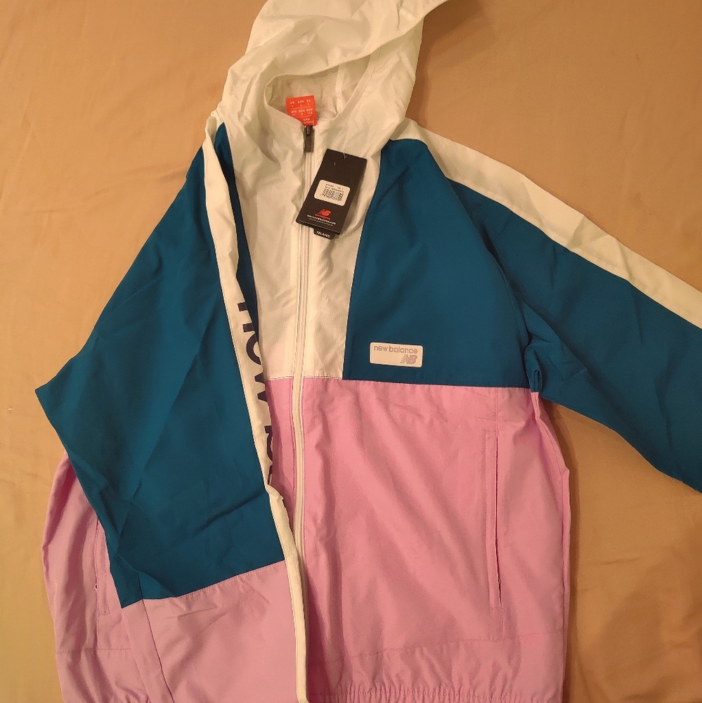 New Balance color block track jacket